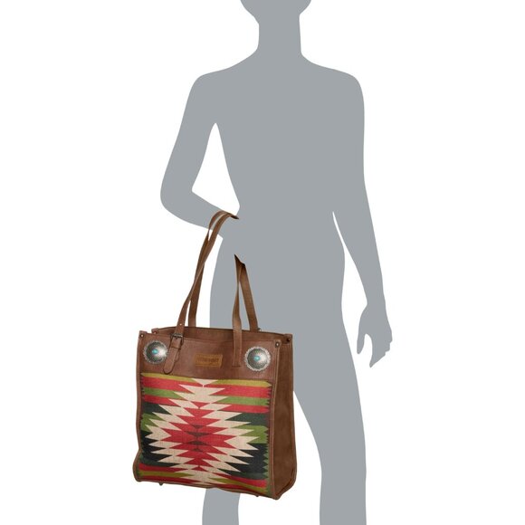 ***Wrangler Aztec-Print Tote Bag*** - Picture 6 of 6